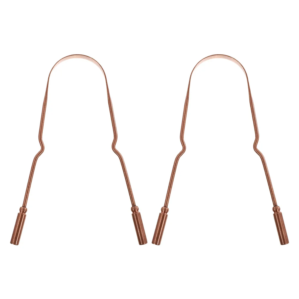 2 قطعة U شكل مكشطة الذهب مرنة جهاز نظافة الفم فعالة التنفس المعطر الأنظف السفر المنزل الفم #4