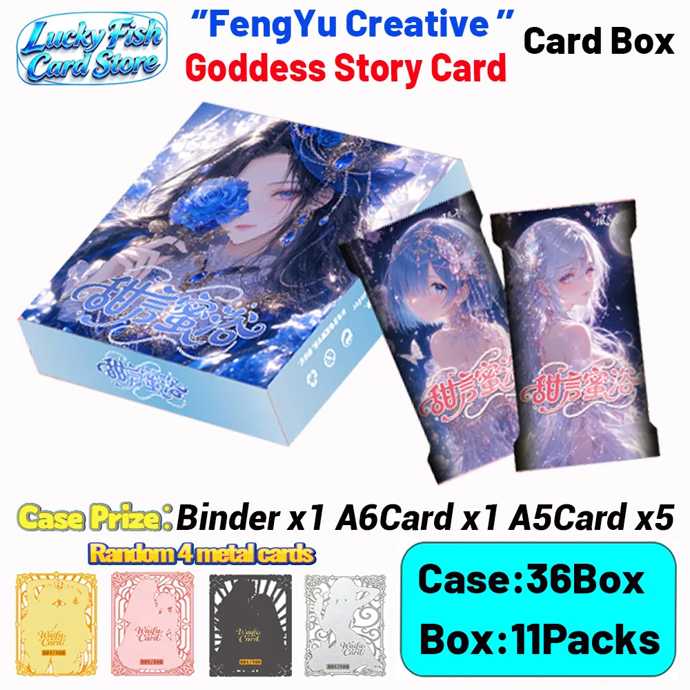 Wholesale 2026 New Goddess Sweet Talk and Honey Bath Goddess Story Waifu Cards Limited Edition Children's Toys Birthday Gift