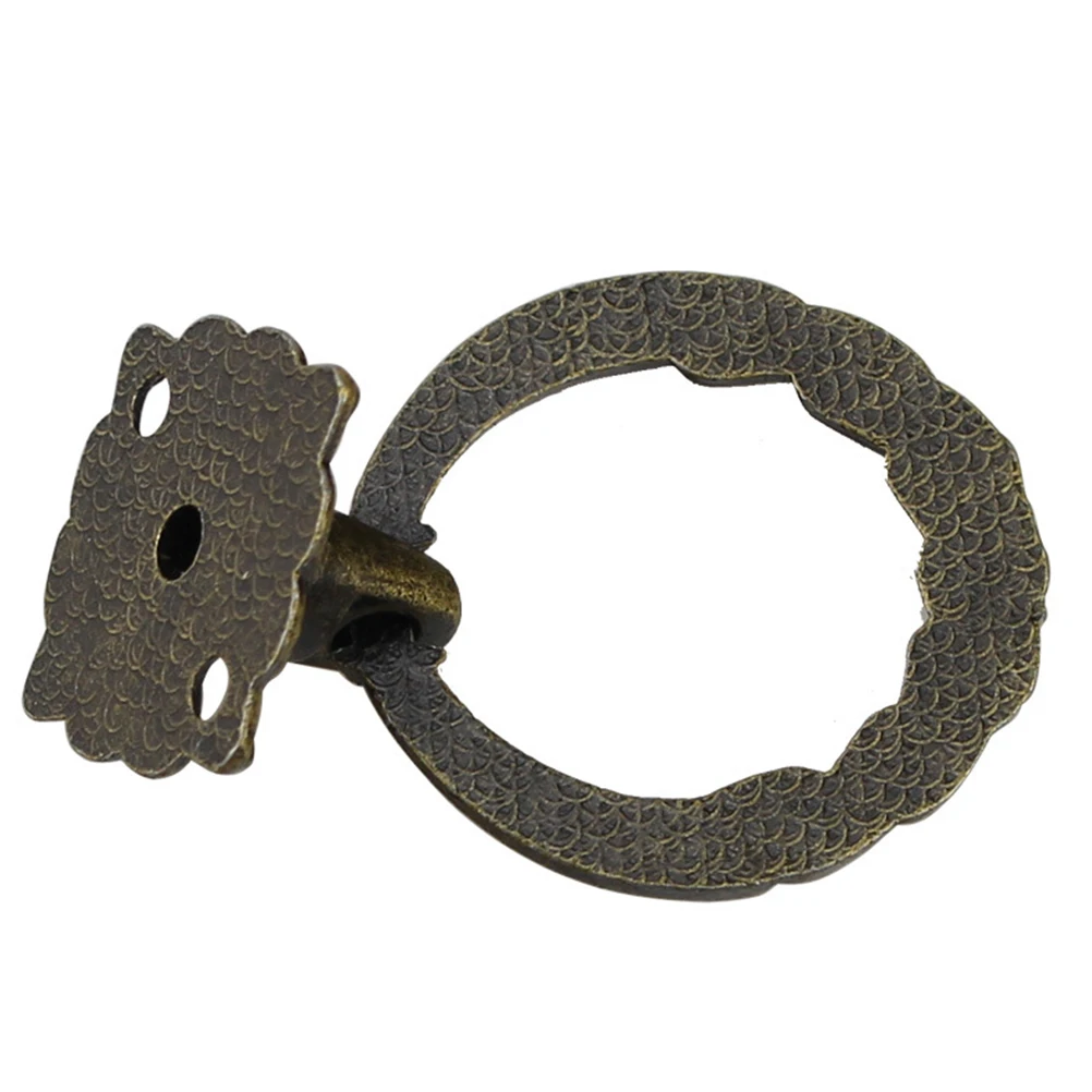 

6PCS Cabinet Door H Double Holes Knob Vintage Pull Cupboard Retro Drawer Knobs Zinc Alloy Suitable for Door Chest Dresser