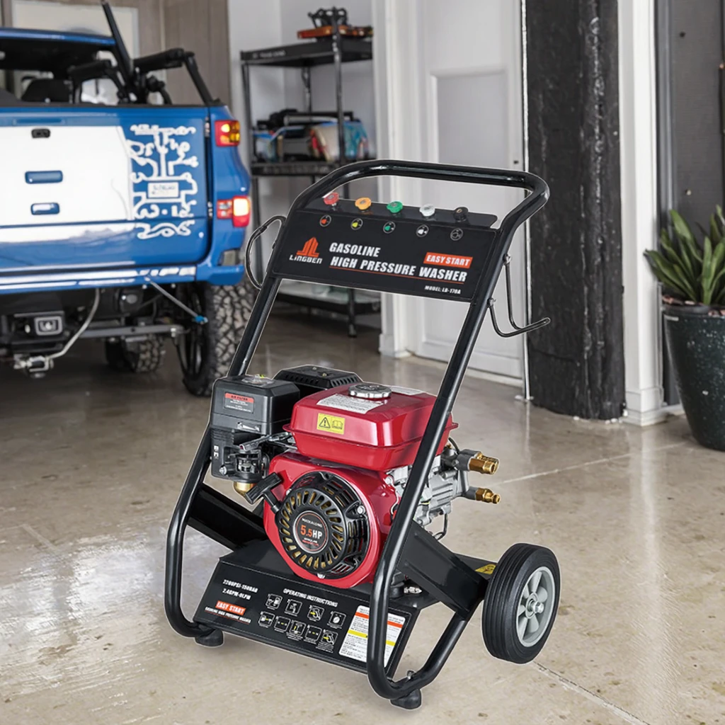 

2025LB-180A 180Bar 2600PSI 9LPM 2.4GPM Gasoline Washing Machine High Pressure Washer