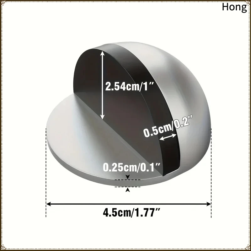 6Pcs Self-adhesive door stopper without drilling, suitable for both homes and offices