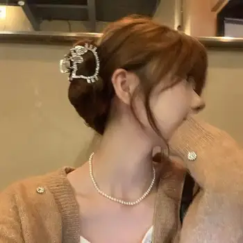 三麗鷗Hello Kitty金屬水鑽抓夾爪夾甜美小貓迷你抓夾女孩髮飾頭飾 10 最佳銷售 三麗鷗爪夾 - №9