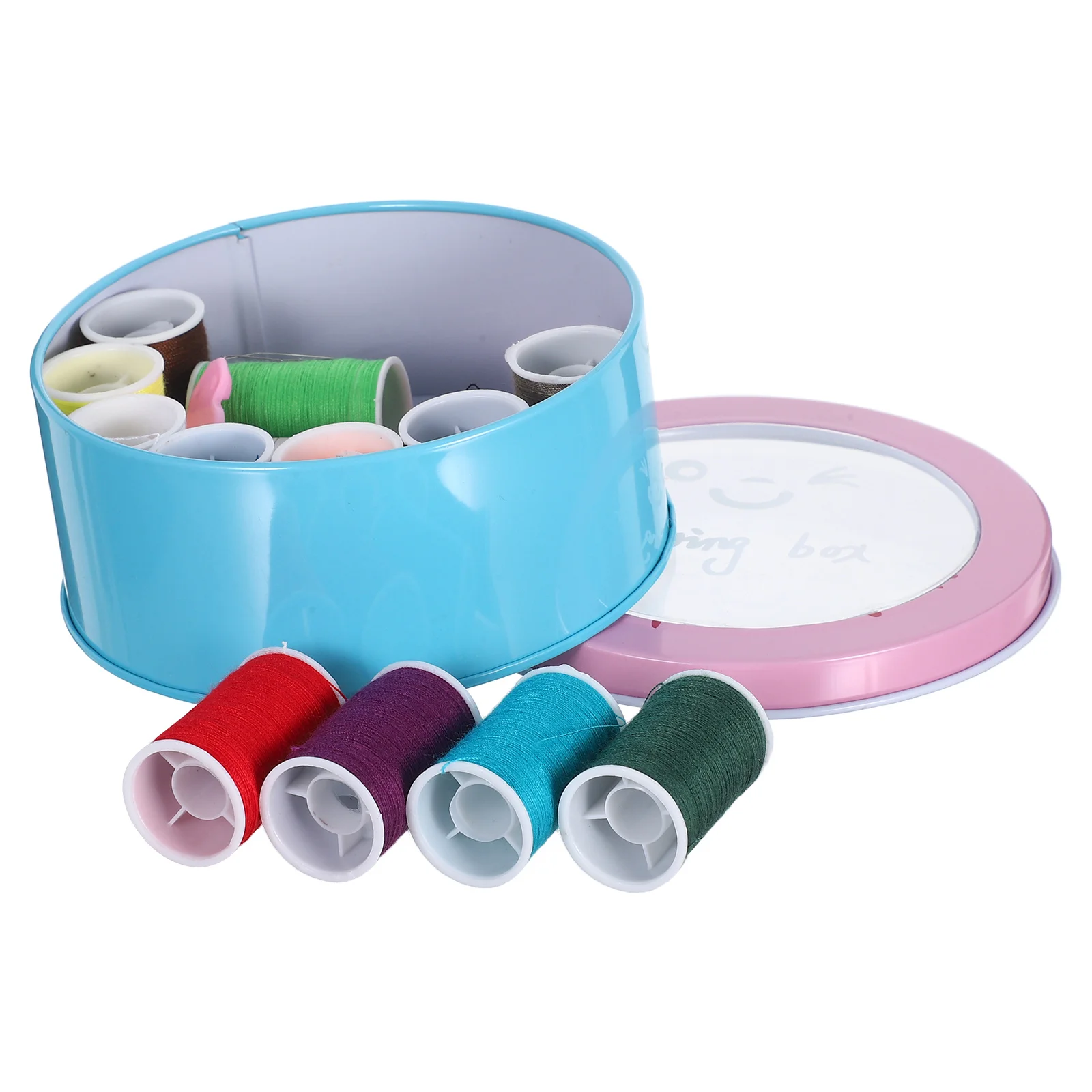 

Embroidery Kits for Adults DIY Sewing Supplies Thread Assortment Needles Portable Household Case