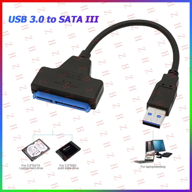 

U+ USB 3.0 to 2.5" SATA III Hard Drive Adapter Cable/UASP -SATA to USB3.0 Converter【Minimum order: 10 pieces】