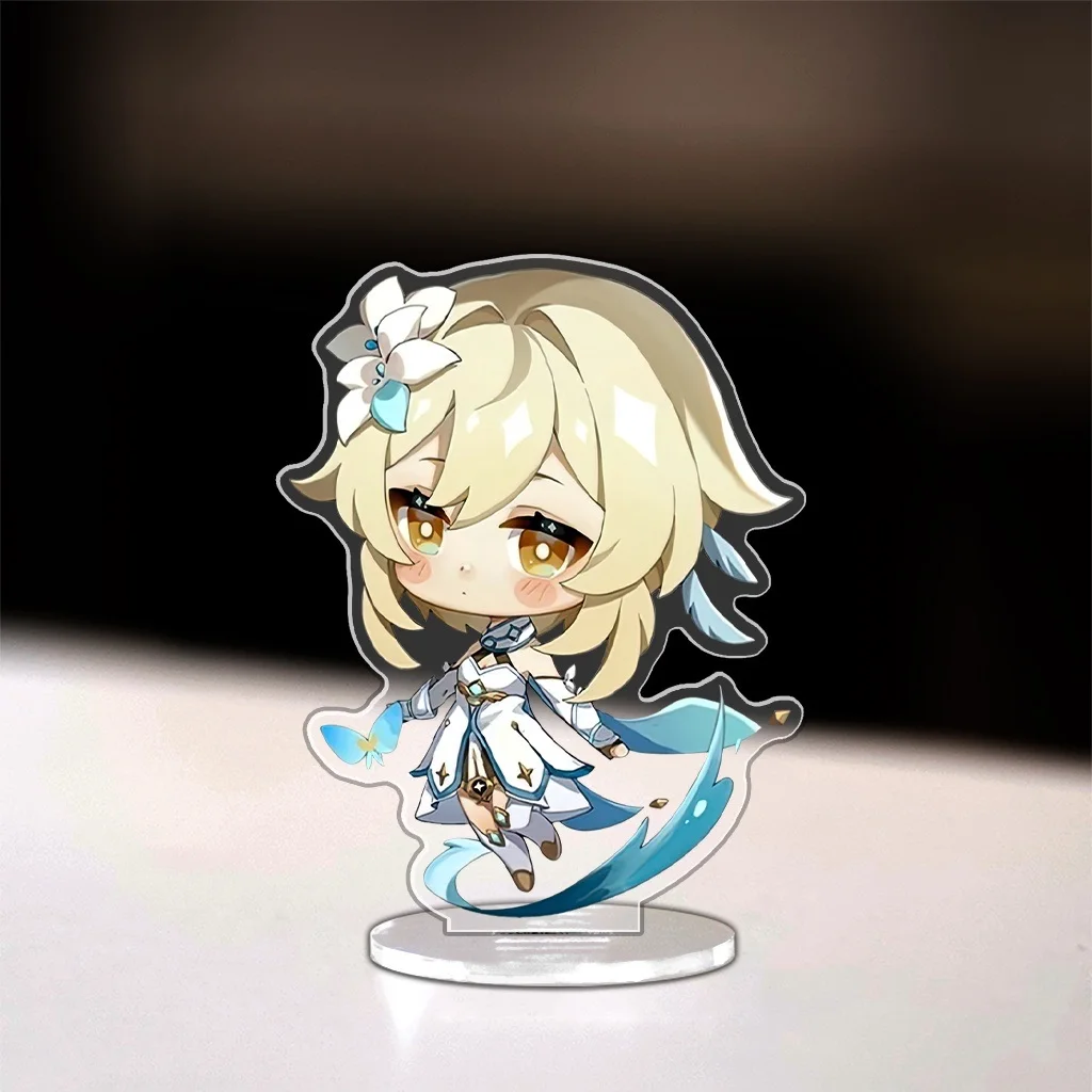 Game Genshin Impact Vision Raiden Shogun Kazuha Eye of Original God Acrylic Stand Model Plate, Desk Decor, Standing Sign, Gift f