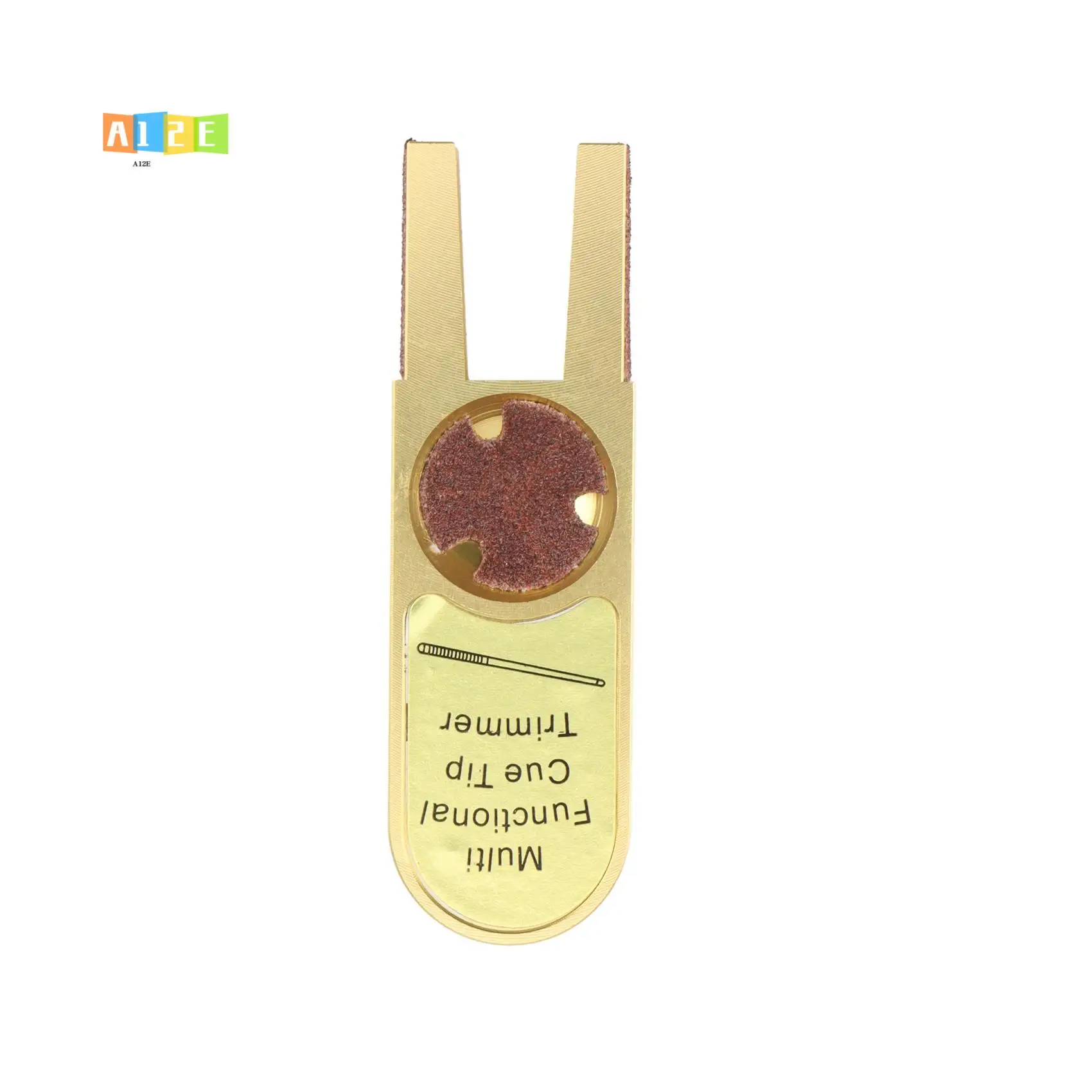 A12E-New U-Shape Billiards Pool Cue Tip Trimmers Repairer Tool Shaper Trimmer Cue Tip Burnisher Repair Tool