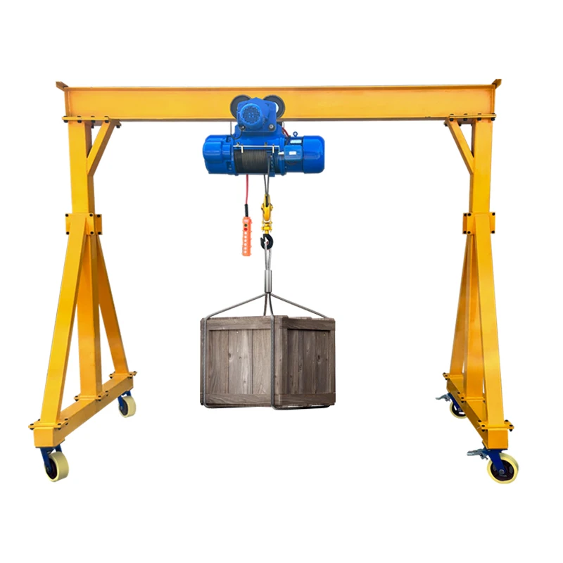 

Mobile gantry lifting hanger lifting electric hoist small crane driving crane gantry crane 1/2/3 tons 5
