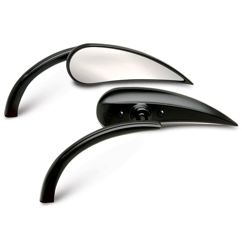 

Artudatech Mirrors RAD II Teardrop Chrome For Honda Suzuki Kawasaki Victory Black