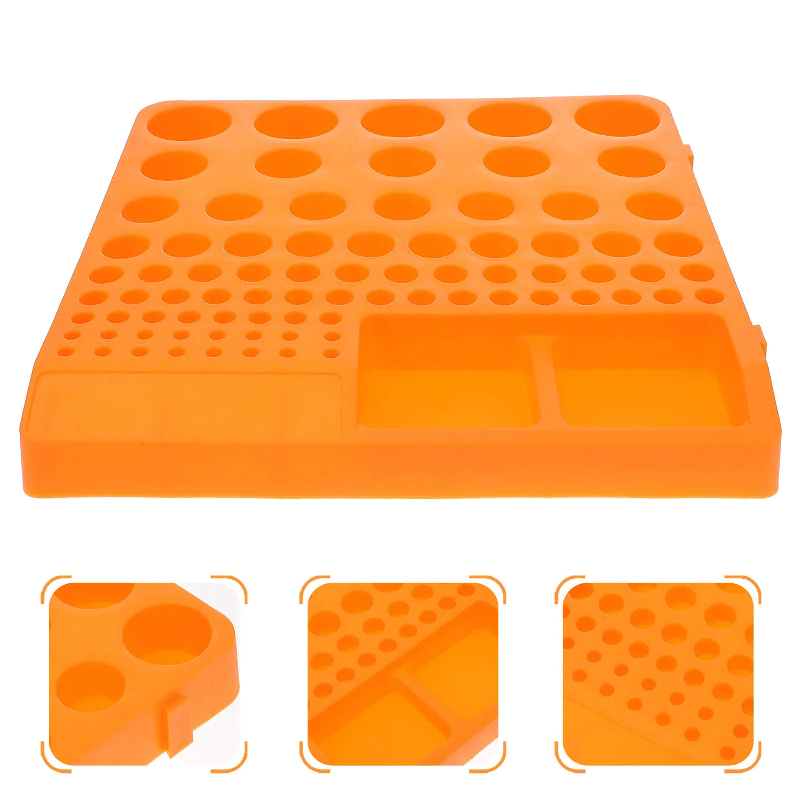 

Milling Holder Drill Bit Rack Plastic Tool Abs Storage Organizer Flexible Durable Lightweight Portable