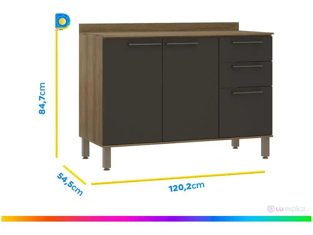 طاولة مطبخ مع حوض علوي #6