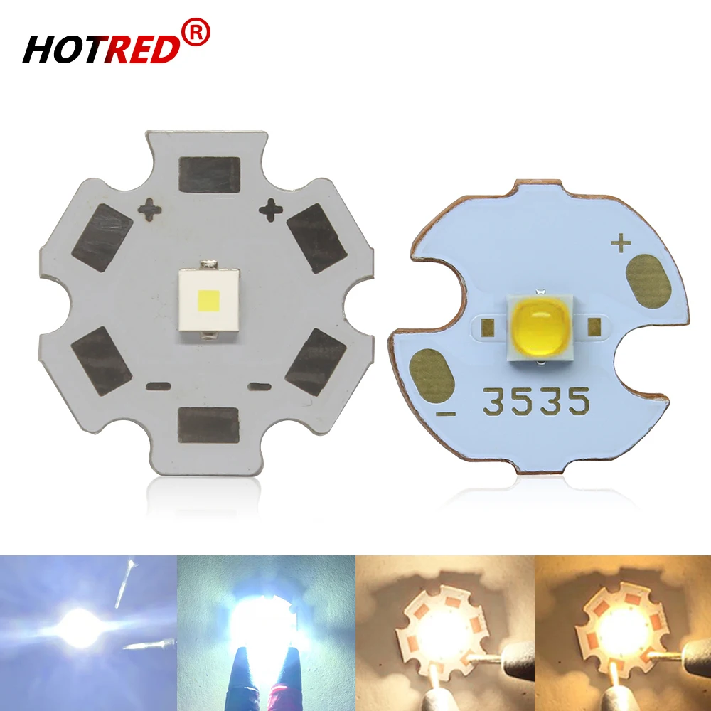 10W LED Chip XPL-HI 3535 XPL HD Cold White Warm White Bead Diodes 3V 3.7V Lamp Flashlights Parts Source For Bicycle accessory