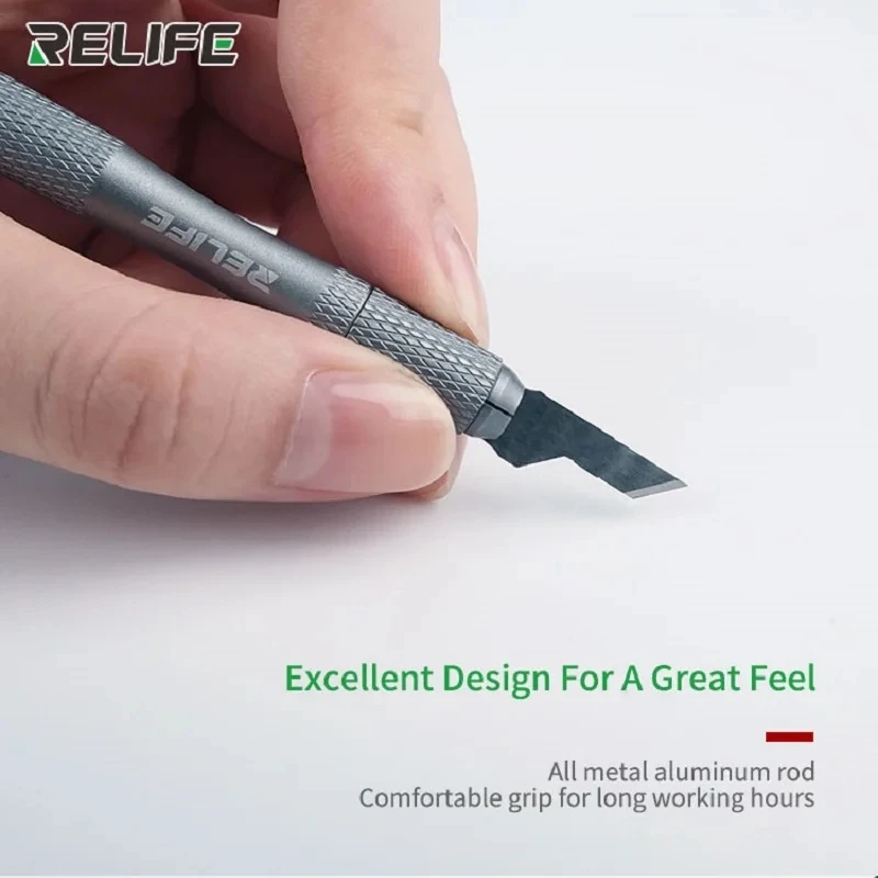 RELIFE RL-101B 8-in-1 Knife Set for Mobile Phone Mainboard BGA PCB Chip IC Repair Degumming Spade Scraper