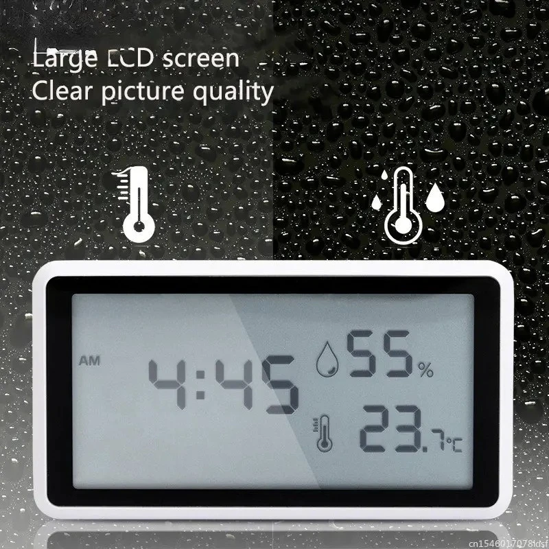 Youpin Electronic Thermometer Hygrometer Weather Station High Precision with Table Clock Function Temperature Controller