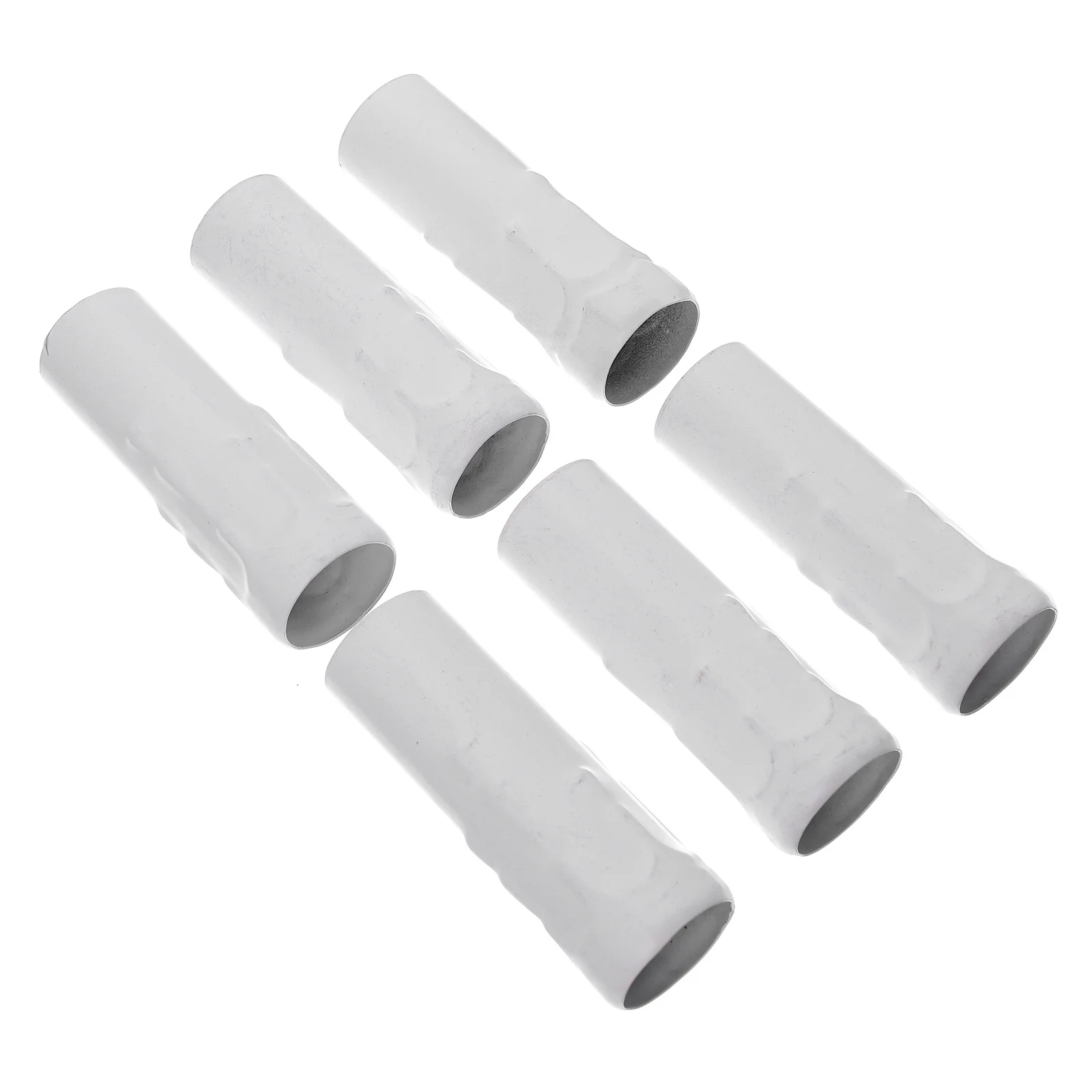 6 قطعة أكمام الثريا المهنية E14 المقبس يغطي تصميم الدمعة الزخرفية ملحقات المصابيح الكريستال الأوروبي #2