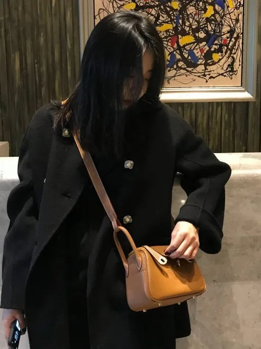 

Lindy Genuine Leather Women's Bag 2025 New Sle Versatile oulder Crossbody Handbag Pillow ape Doctor Bag Soft Handbag