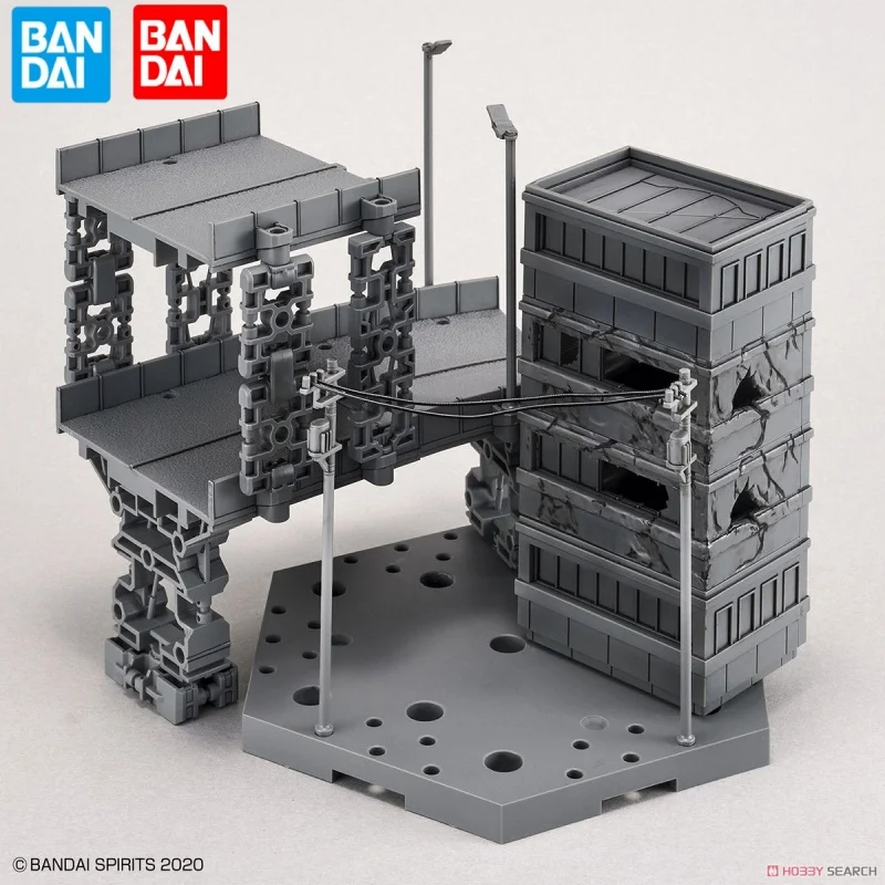 

BANDAI 30MM Custom Scene 06 City Battle Diorama Base Modular Street Platform for Mecha Model Kit Pre-cut Terrain Accessory Set