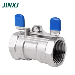 Butterfly Handle 1/4'' - 1'' BSP Female Thread 304 Stainless Steel Ball Valves Threaded One Piece Ball Valve DN8 10 15 20 25