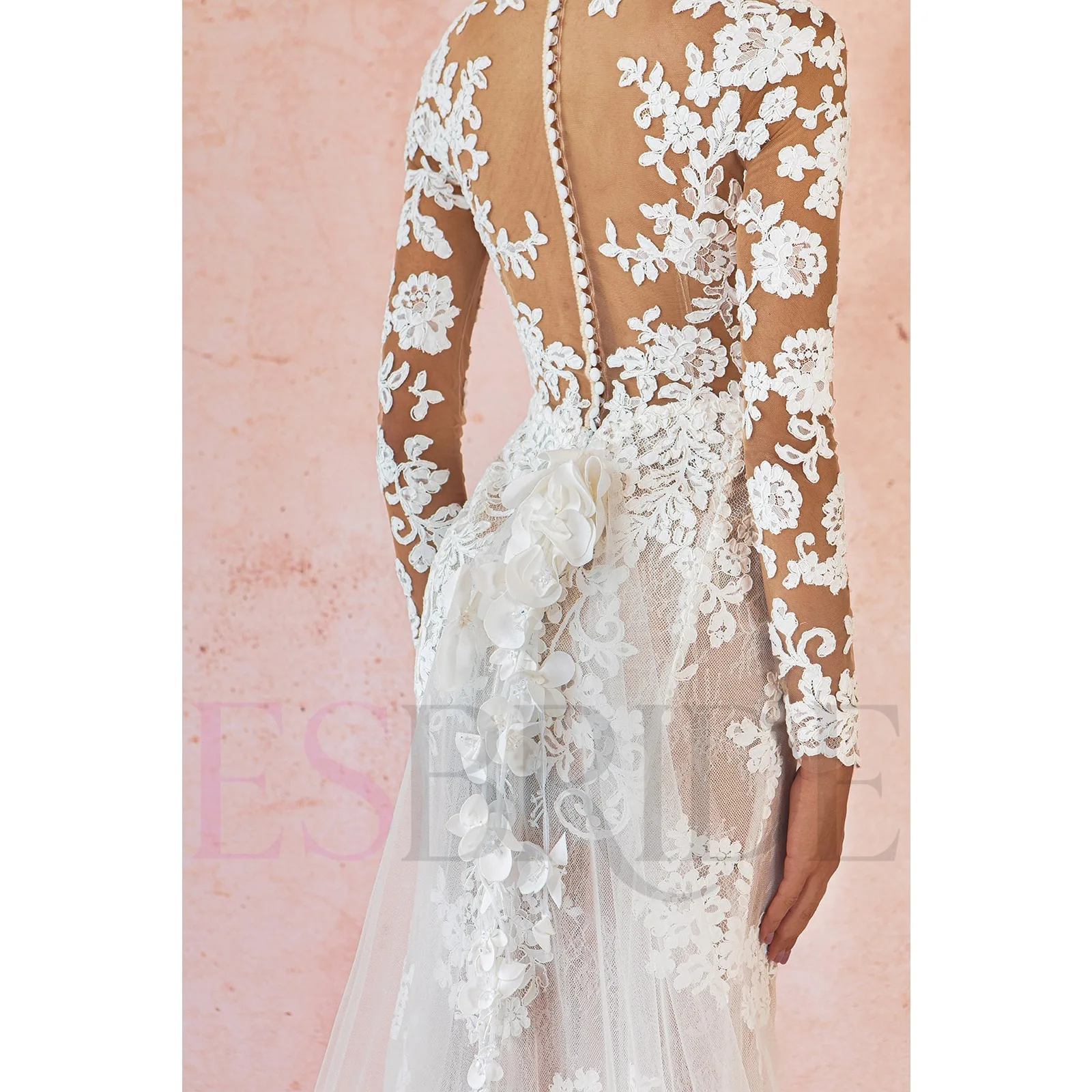 ESBRIDE Abito da ballo Abito da sposa Abito da festa di lusso Personalizzato Dubai Completo da principessa Appliques Abiti da sposa Abiti lunghi fino al pavimento