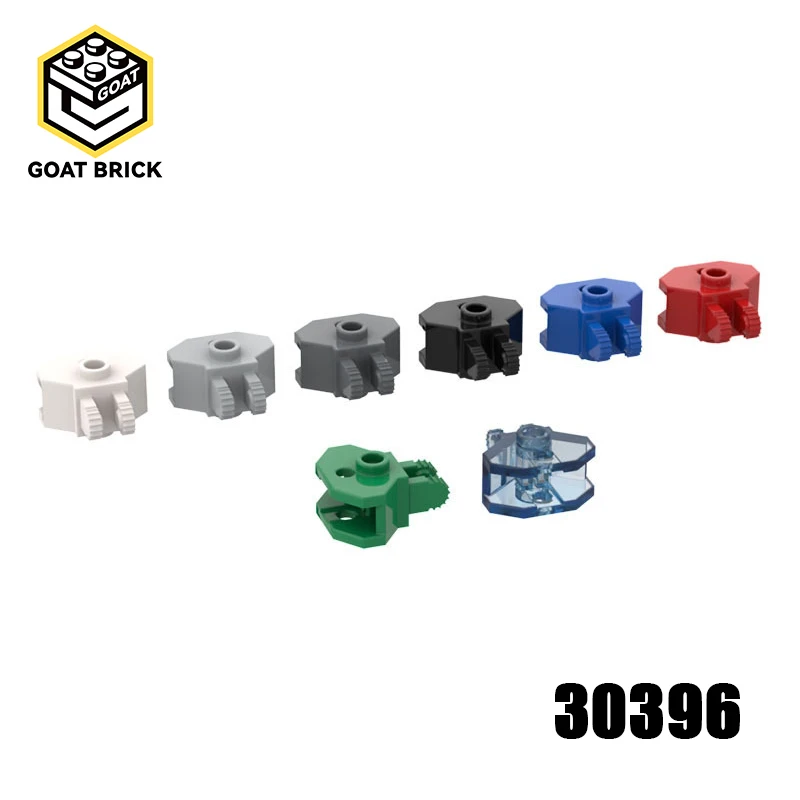 10Pcs MOC Parts 30396 Hinge 1 X 2 Locking with 2 Fingers Compatible Bricks DIY Assmble Building Blocks Particle Kid Toy Gift