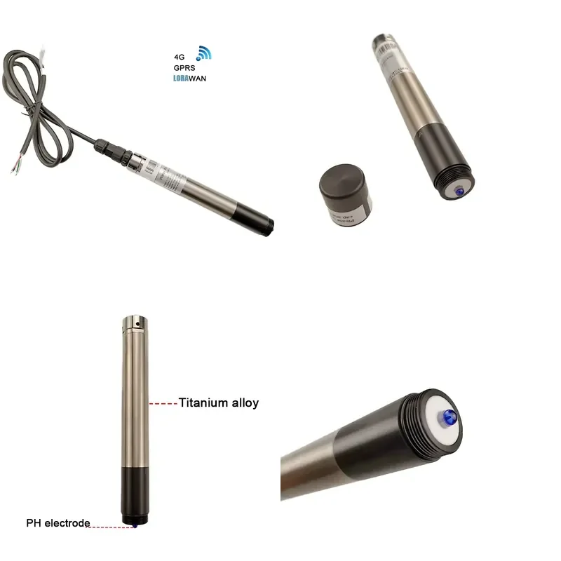 for Titanium alloy digital pH sensor for seawater quality monitoring multi channel in line pH measurement ODM OBM OEM