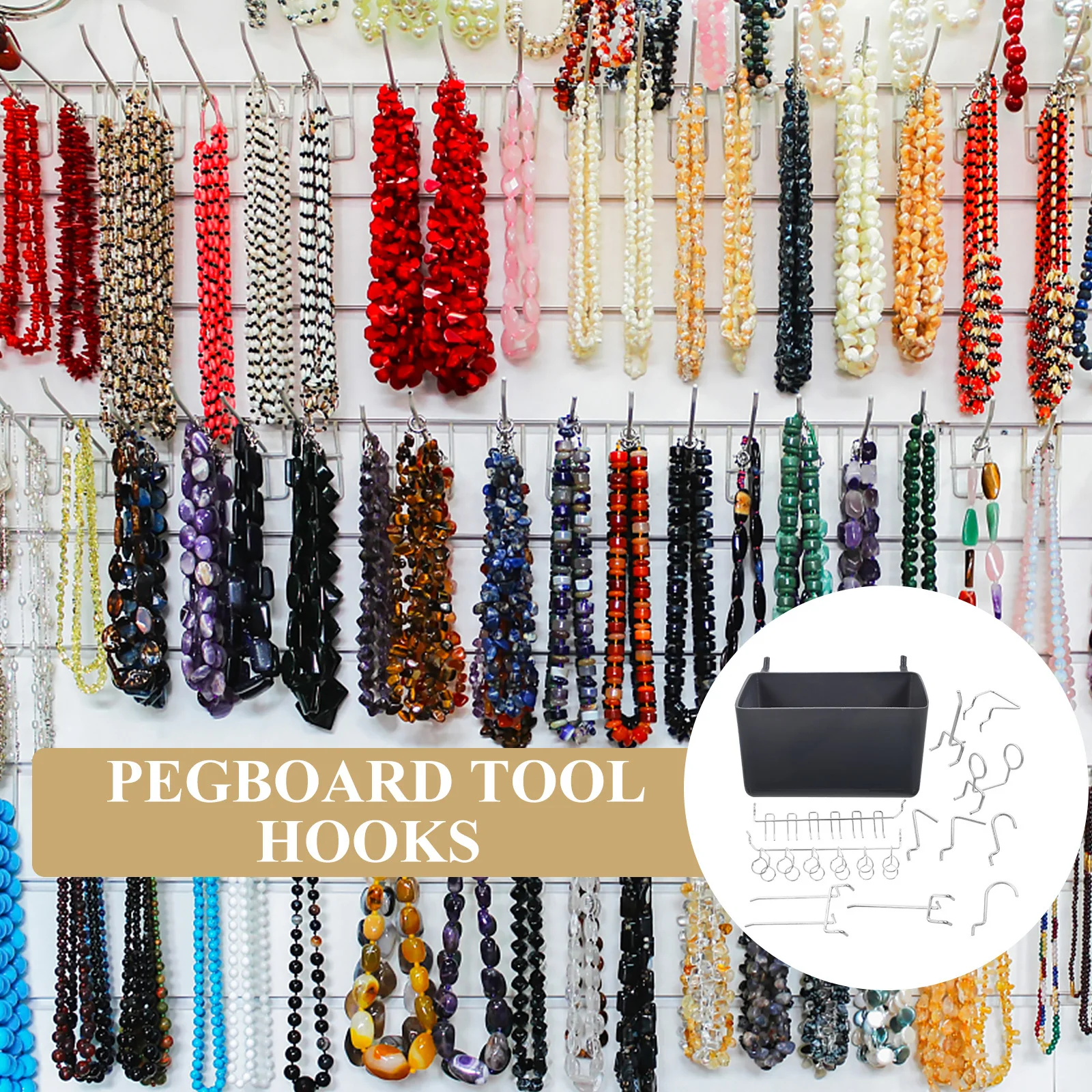 80 قطعة Pegboard السنانير صناديق مجموعة أدوات متعددة الاستخدامات منظمة المرآب ورشة عمل السنانير ل Pegboard جدار الوتد مجلس الملحقات