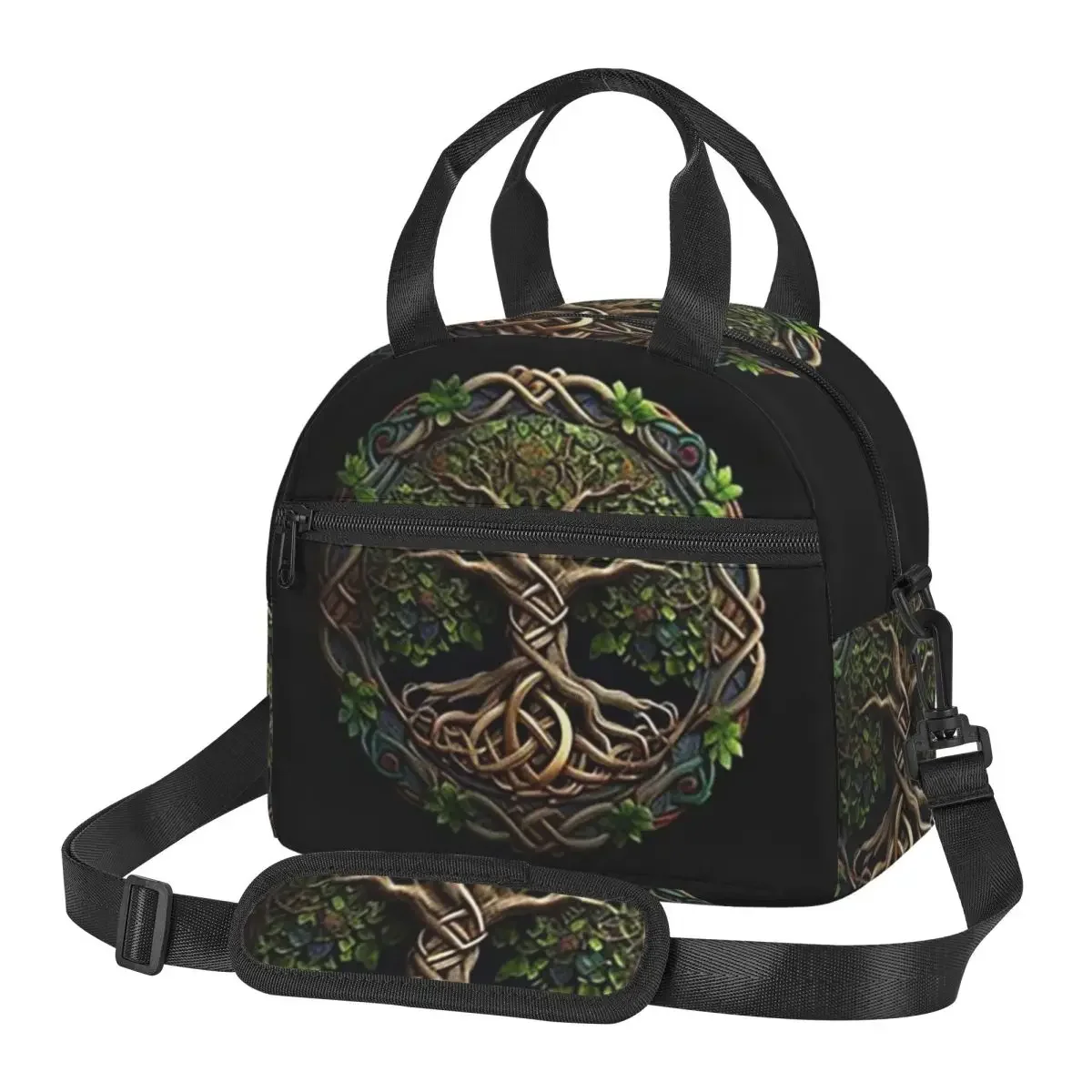 Biblical World Tree Of Life Insulated Lunch Bag for Women Kids Leakproof Food Boxes Thermal Lunch Box Tote