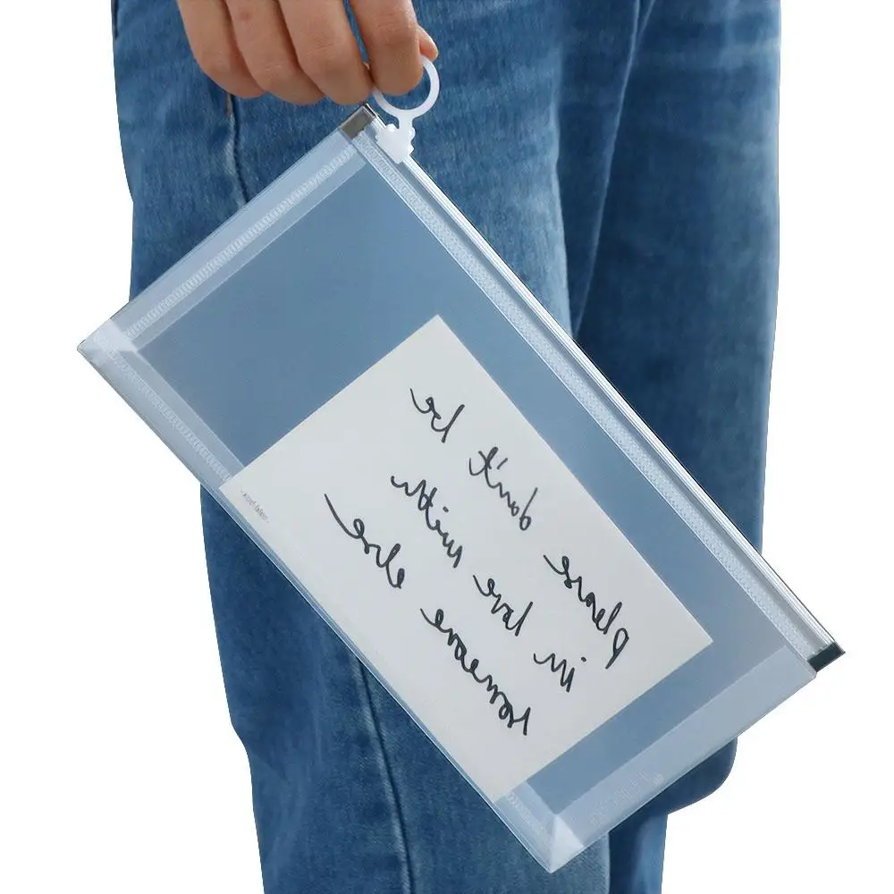 PVC-Reiß verschluss Ordner Schul briefpapier b5 a4 a5 a6 Größe Schreibtisch Aufbewahrung Dokumenten tasche Binder Taschen Schul ordner Büro Akten halter