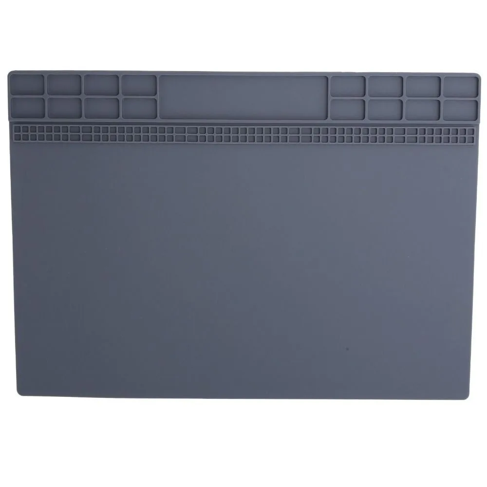 

Gray Anti-Static Mat 350*250mm Silicone Non Slip Watch Repair Pad Non Slip Surface Watchmaker Maintenance Watch Repair