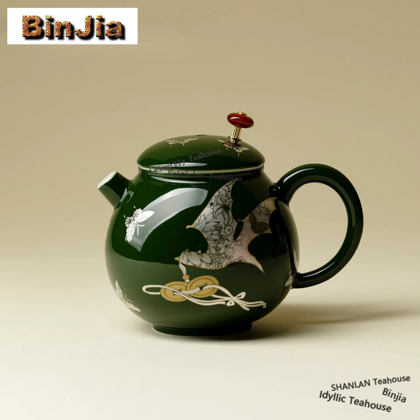 

140ml Silver Color Bat Butterfly Dragon Egg Teapot Creative Tea Infuser Pot Tea Making Kettle With Ball Hole Tea Services Craft