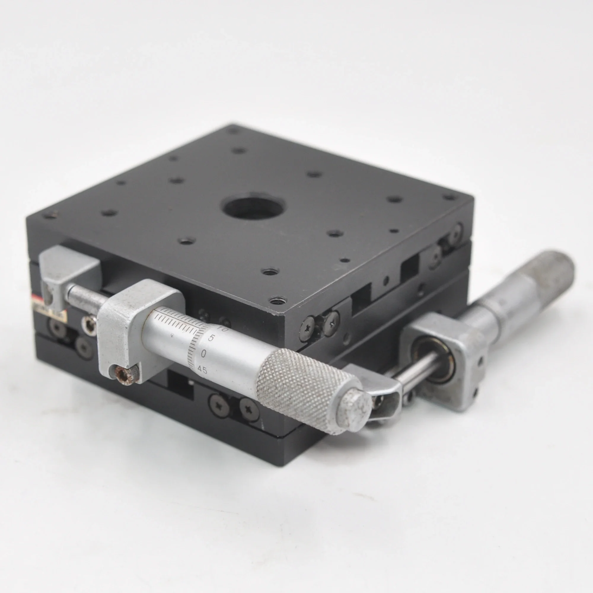 TSD-801S Sigma Manual X Y Axis Precision Optical Displacement Platform Cross Guide Rail Fine Adjustment Slide Table Iron