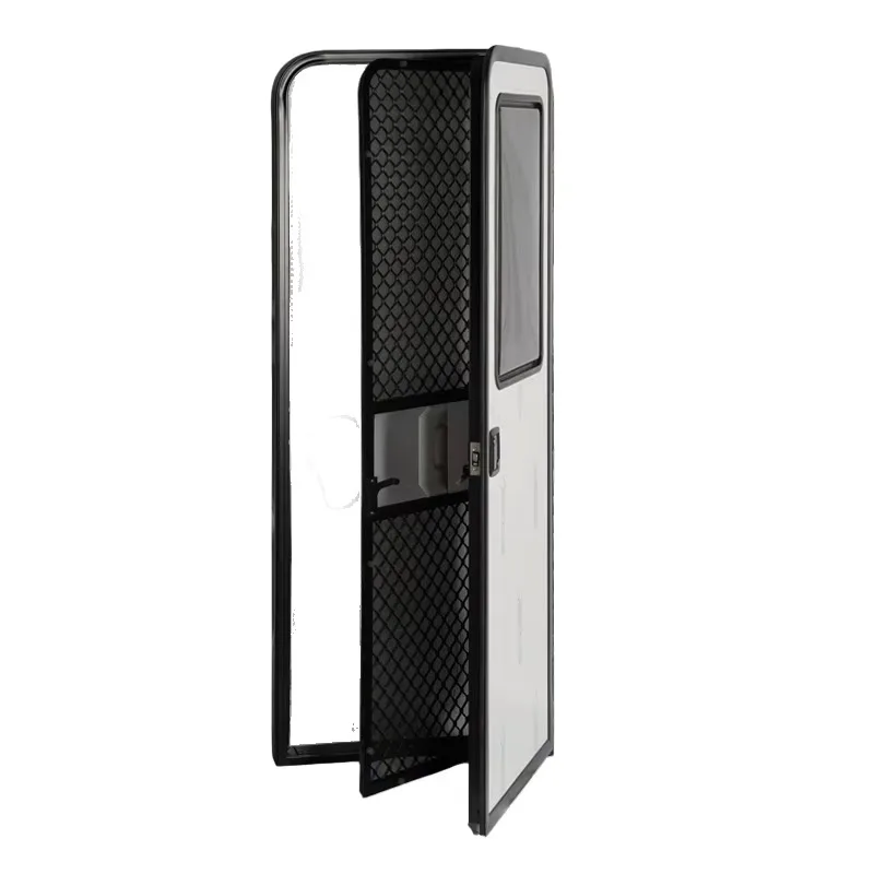 620x1800mm 2TR90 Left Hinge Rv Entry Door Travel Door with Acrylic Window for caravan Camper Parts