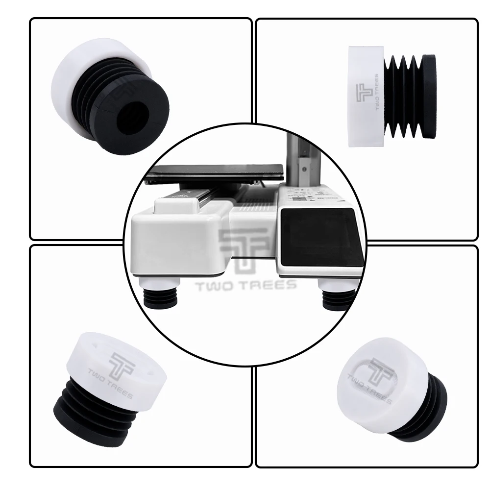 For Bambu Lab A1 mini 3D Printer Anti Vibration Feet Pad Anti-slip Anti-Shock  Dust-proof Rubber Foot Pad Bambulabs A1 mini Parts
