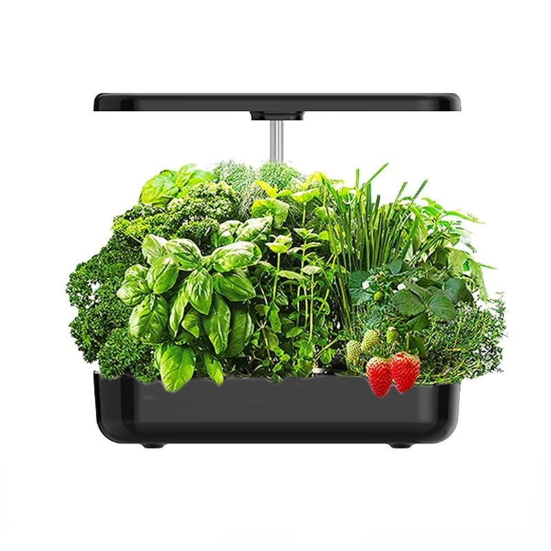 

Hydroponics Growing System Family Farm Nursery Tray Pot Indoor Herb Led Grow Lights Automatic Timer Smart Garden Planter