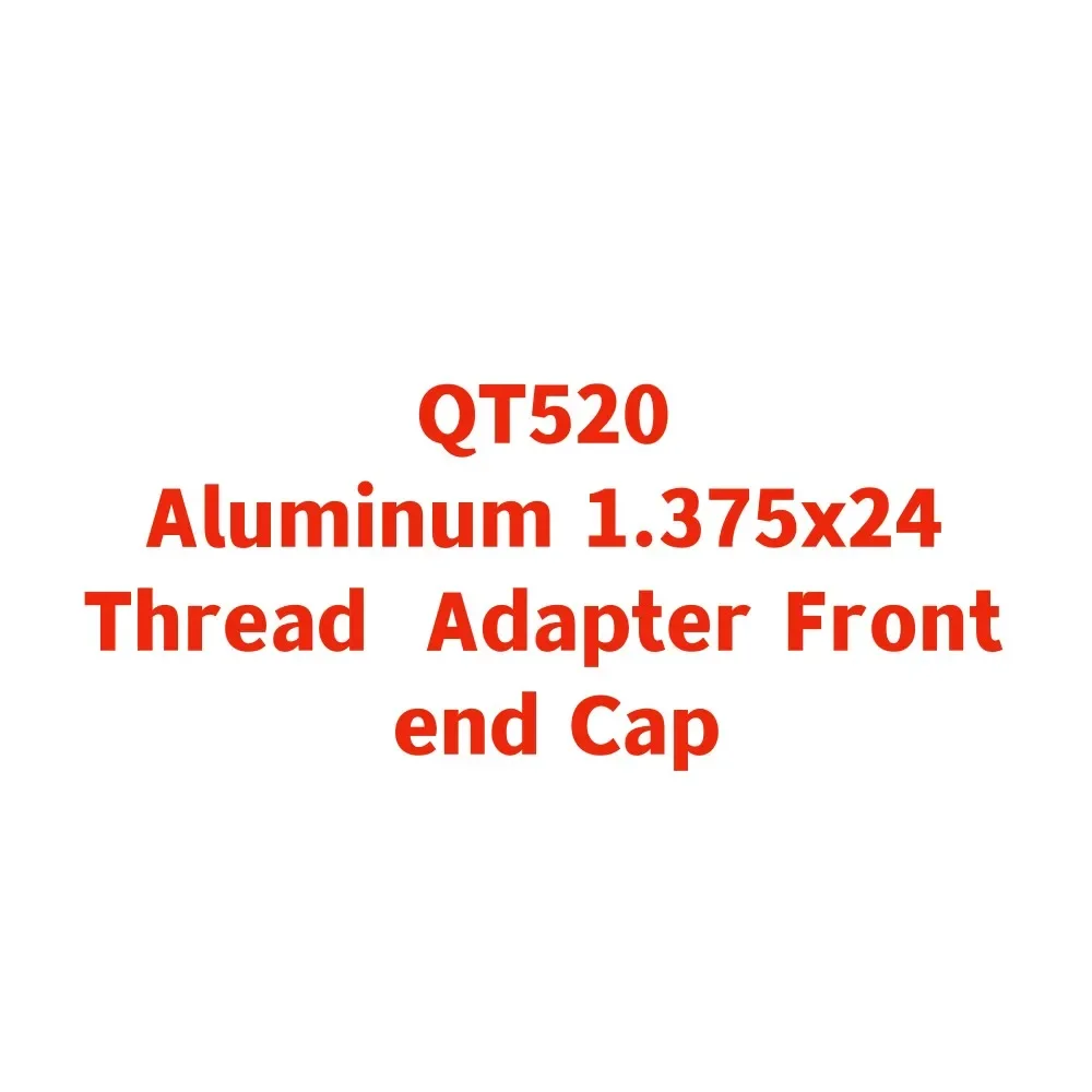 QT520 Aluminum 1.375x24 thread  Adapter Mounts Front end Cap for car Oil Catching Cleaning Device Kits accessories