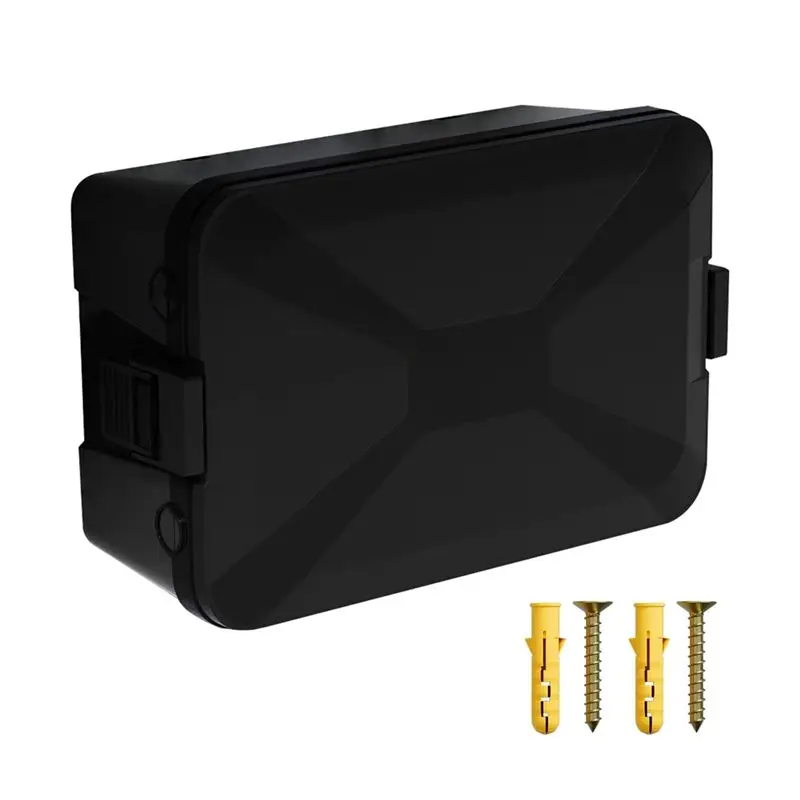 ABLK Outdoor Distribution Box Outdoor Extension Cord Cover Waterproof And Weatherproof Junction Box Outdoor Power Cord