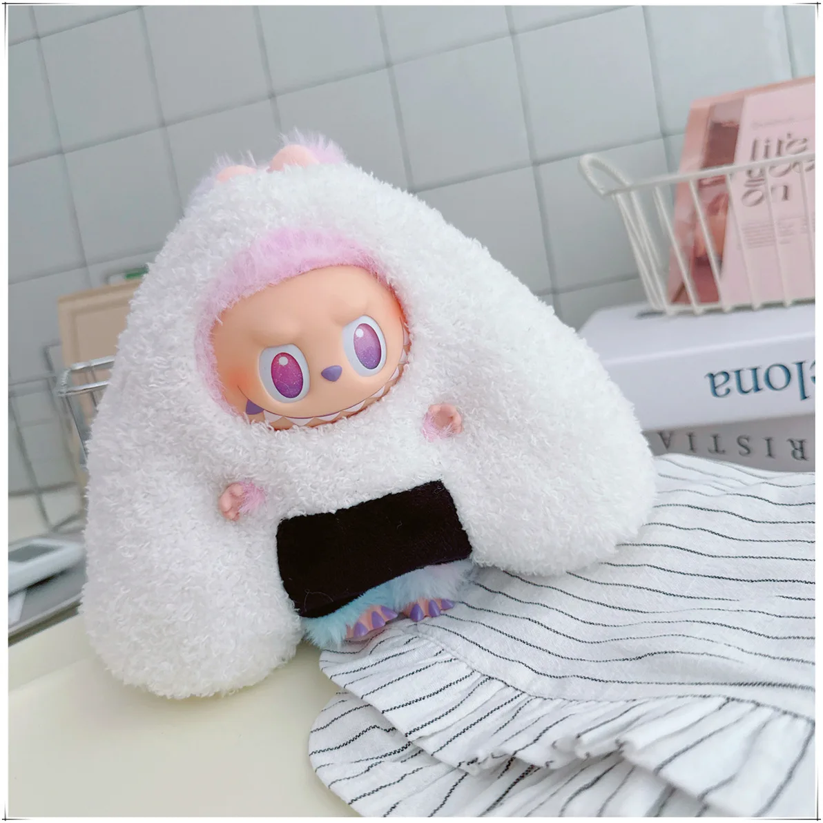 

10-17cm Kawaii Labubu Clothes Acessories Cartoon Simulation Sushi Coat Plush Doll Clothes for Girls Boys Fans Collection Gifts