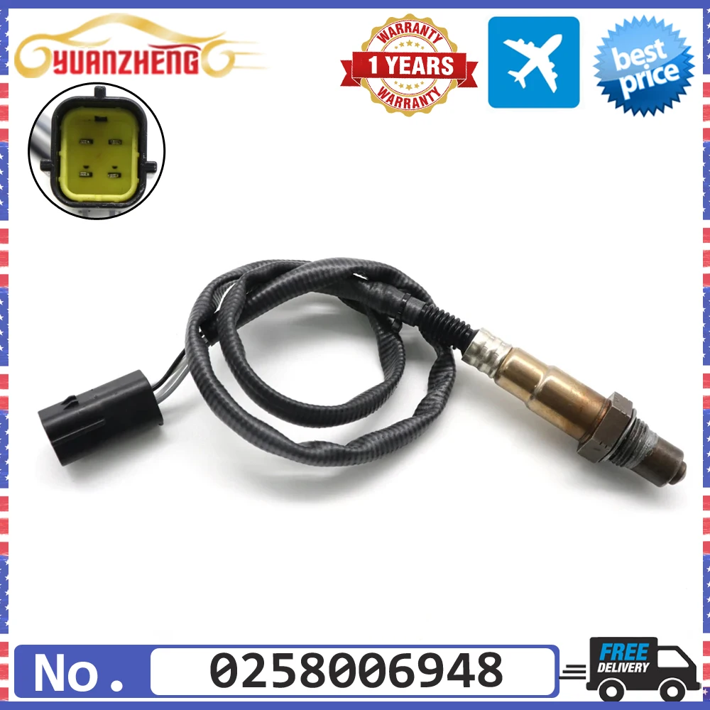 

Car NEW 4 Wire Air Fuel Ratio Sensor Lambda O2 Oxygen Sensor 0258006948 for KIA for MAZDA 0 258 006 948