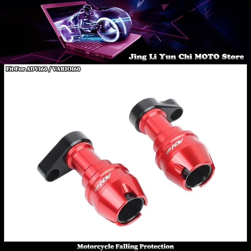 

Motorcycle Accessories Rear Wheel Axle Fork Crash Sliders Fall Protection Fit For HONDA ADV160 VARIO160 ADV VARIO 160