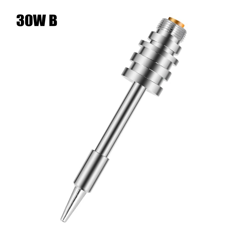 Welding Tips Soldering Iron Tip 1PC 30W B/C/K Copper Power Tools Silver/Gold Welding Rework Tool Multifunctional