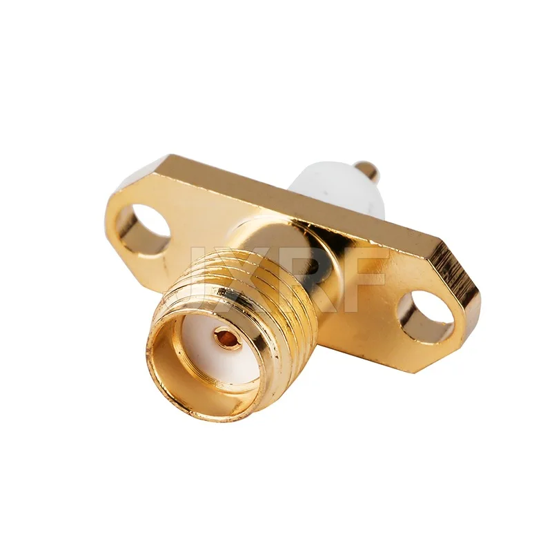 

RF coaxial connector SMA-KFD SMA female two hole diamond panel fixed signal box antenna mount
