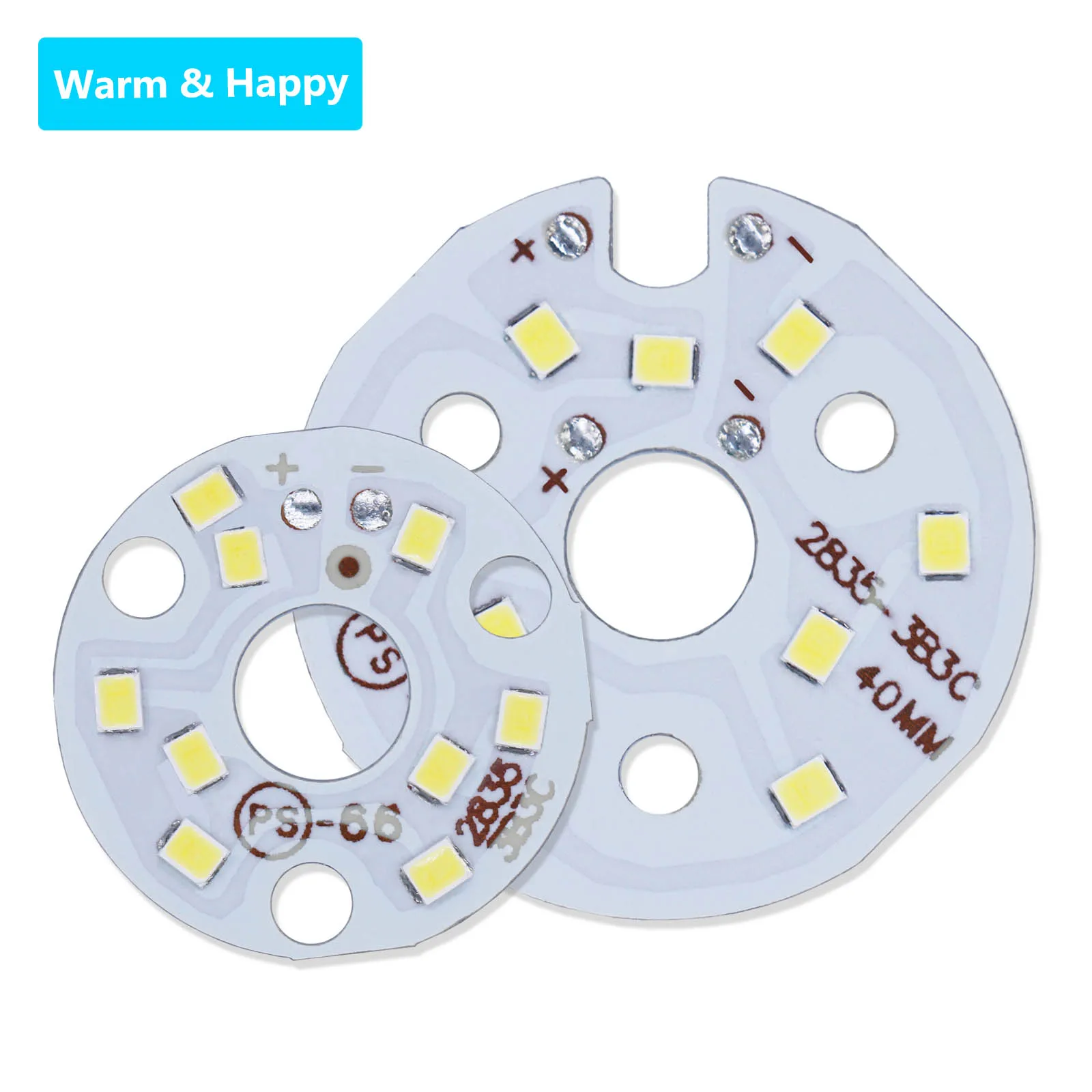 

LED Cob 3W DC9-9.6V SMD2835 LED Beads High Brightnes Aluminum Lamp Board 32mm 40mm Tube Light Spotlight Light Source Accessories