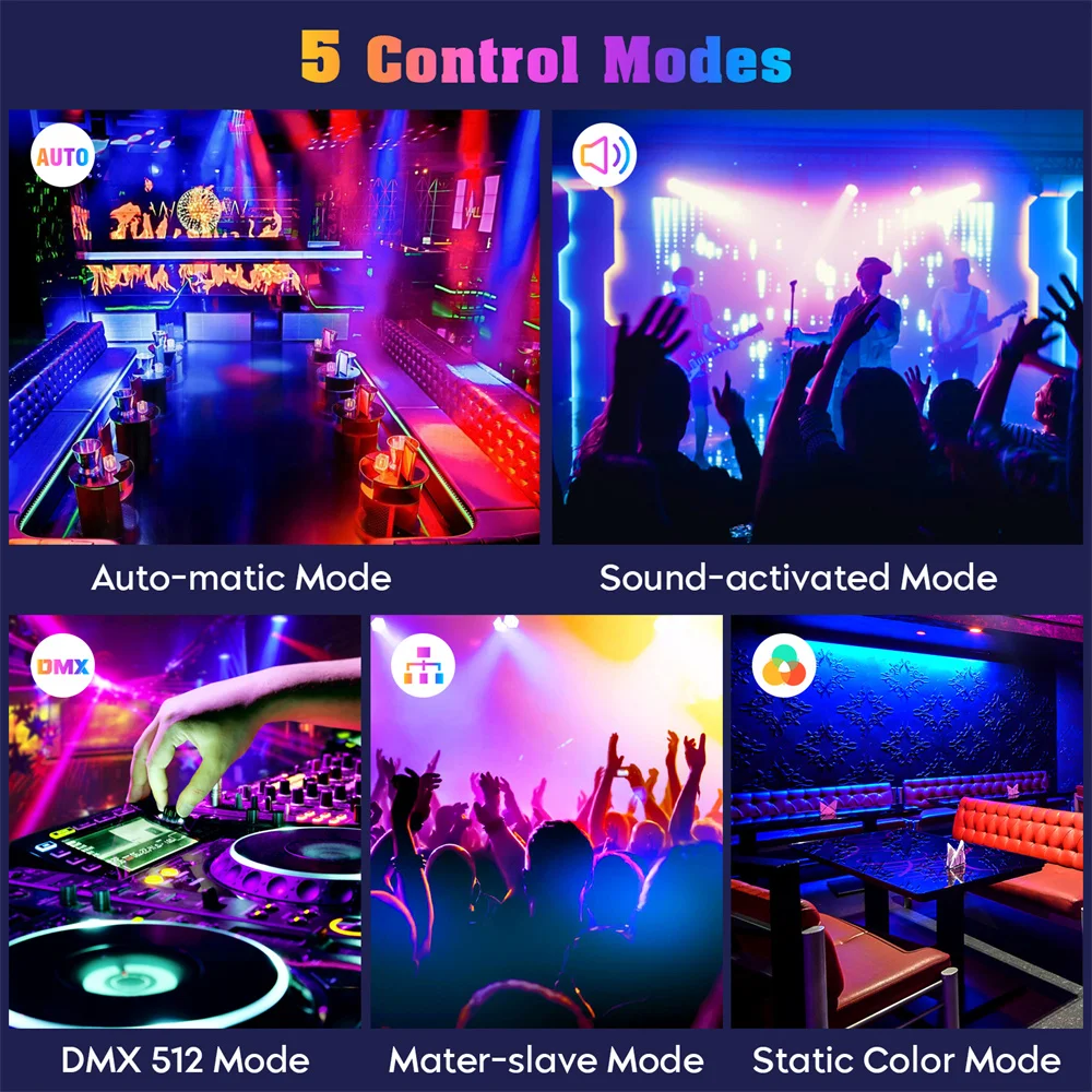 DayFlicker decorativo Wall Washer Light 252 Pcs Wash Light Bar Stage Light per DJ Concert Party wedding Nightclub Dance Hall