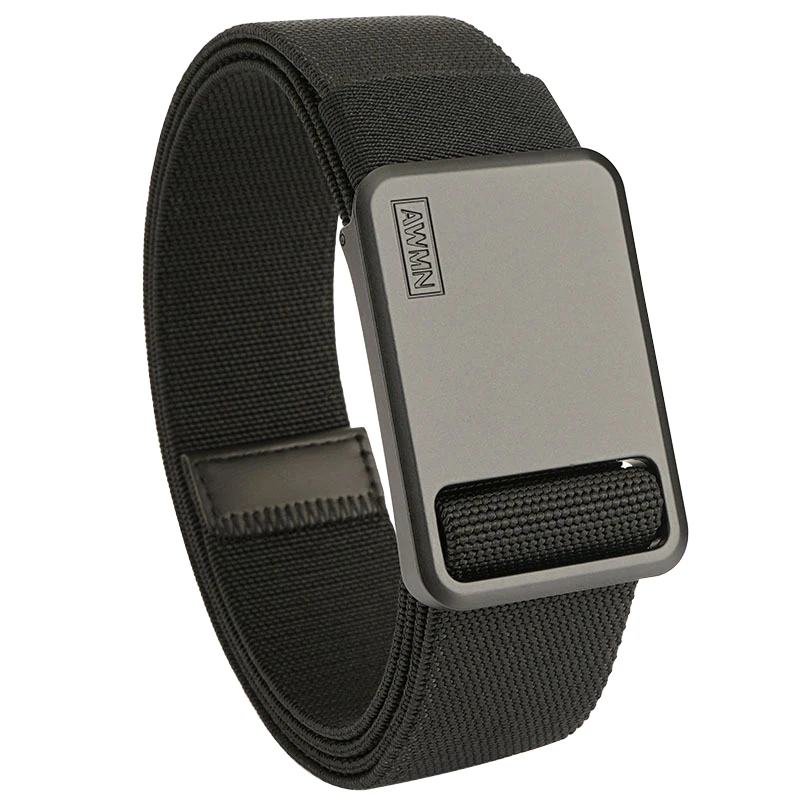 

Хит продаж: модный унисекс ремень из канваса с пряжкой из сплава, трендовый эластичный ремень для мужчин, повседневный ремень для молодежи под джинсы