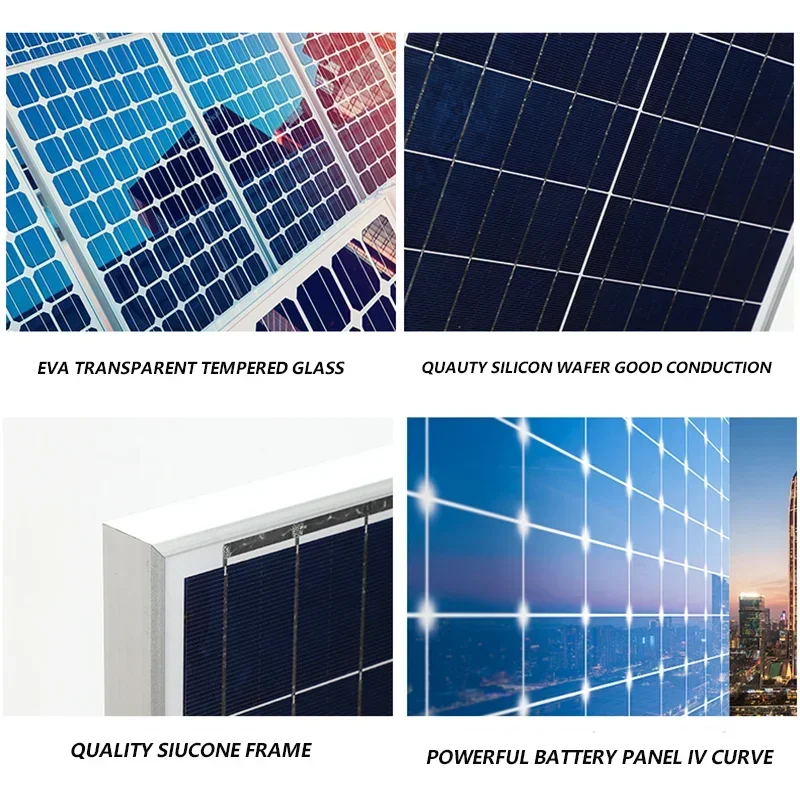 3000W Ultra High Power Solar Panel 12V-24V Efficient Charging for Outdoor Household/Camping Solar Power Generation System