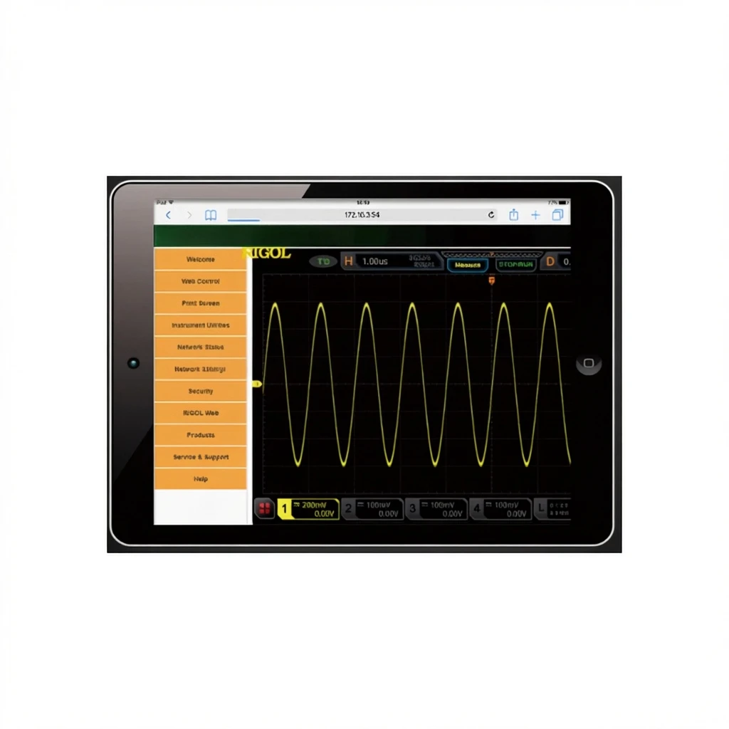 2 Channels Digital Oscilloscope 100M Four Channel MSO5104/5204/5354/5074/5072 Spectrum Analyzer
