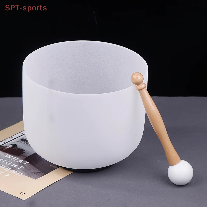 

Crystal Quartz Singing Bowl 8 Inch 432Hz Yoga Meditation Sound Bowls Professional Tibetan Crystal Bowl Sound Healing Instruments