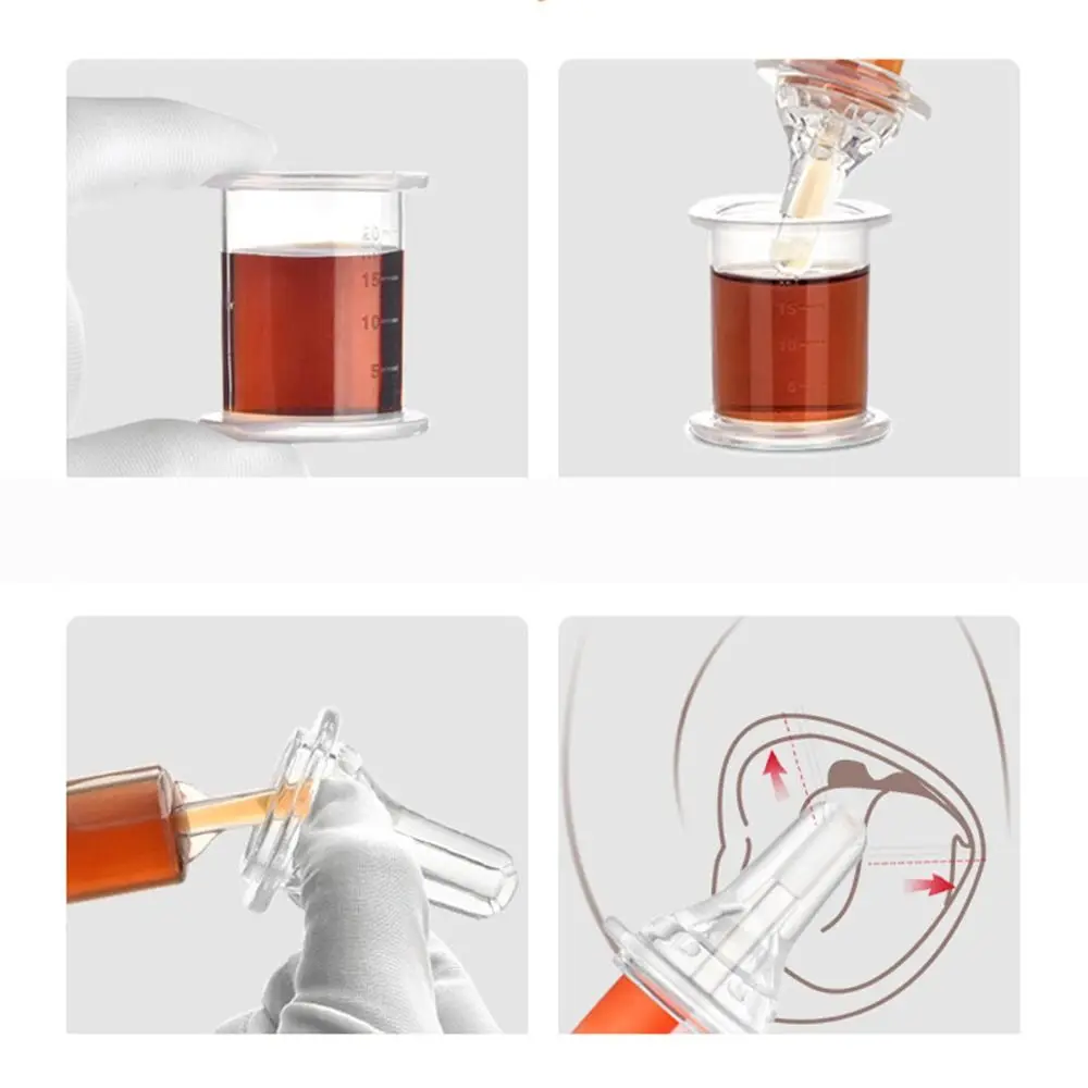 High Quality PP Silicone Safety Toddler Medicine Feeder Anti-Choke Infant Baby Dropper Type Feeder