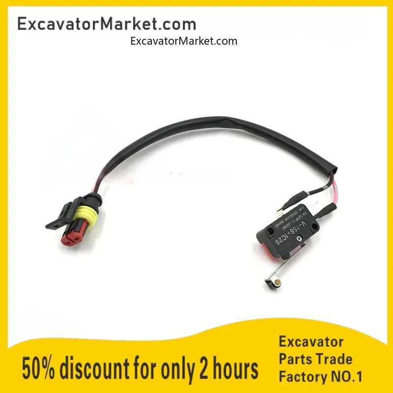 Excavator Spare Sany sy55 60 60 75 135 215 235-8-9 microswitch pilot safety lock excavator accessories