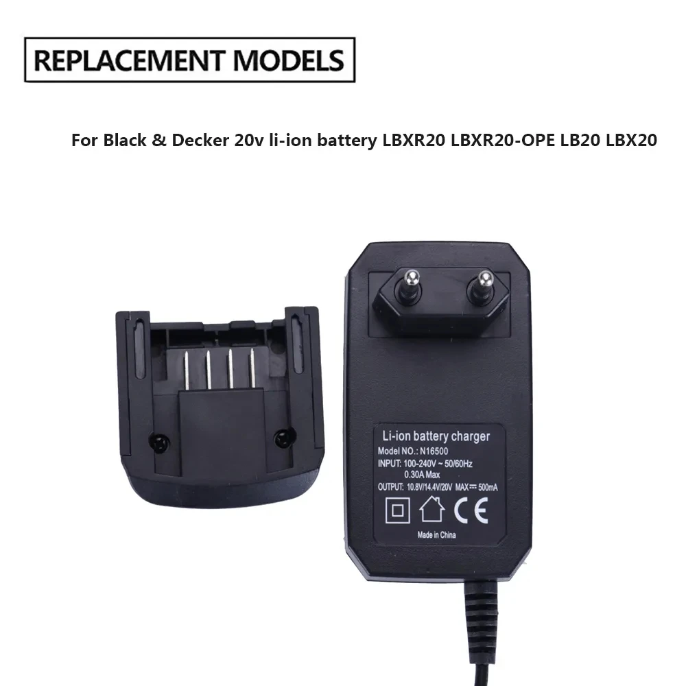 블랙 앤 데커용 리튬 이온 배터리 충전기, 14.4V ~ 20V, LCS1620, LBXR20, LB20, LBX20, LBX4020, LB2X4020