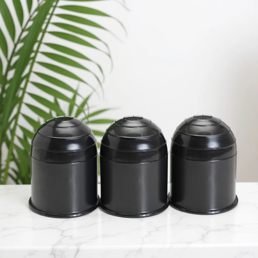 50mm 볼 보호 커버, 토우볼 트레일러 히치 캡, 50.8mm 직경, 67mm 높이, 스완넥 볼트온 바 트레일러 히치용